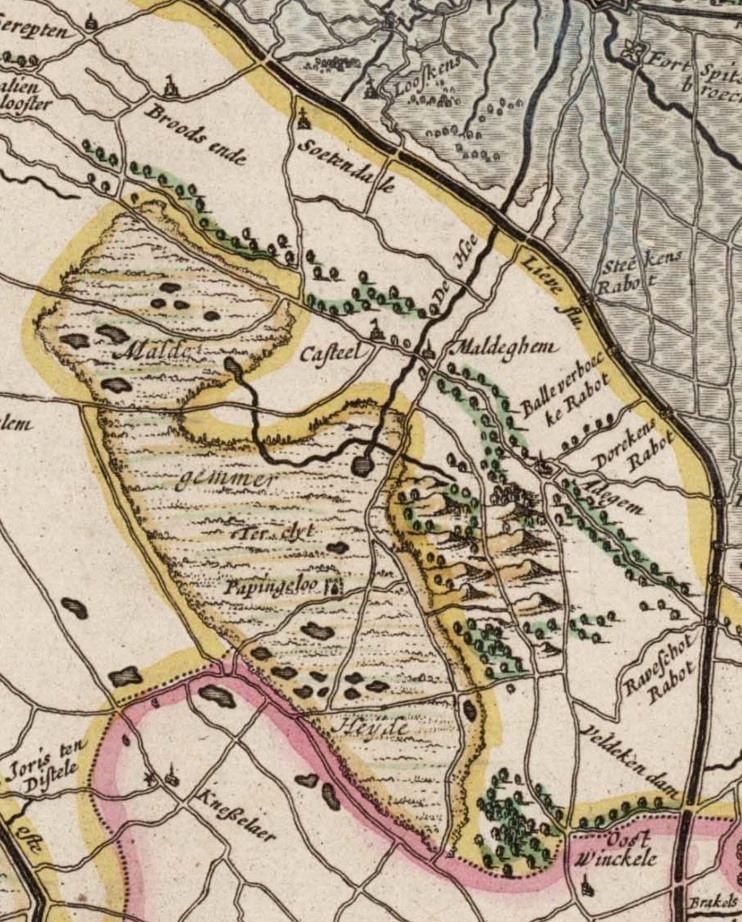 Ambacht Maldegem binnen het Brugse Vrije, ca. 1624