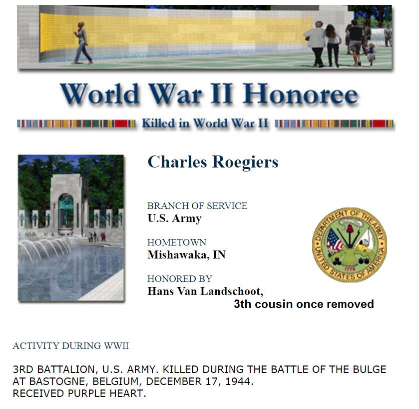 Memorial Charles Roegiers