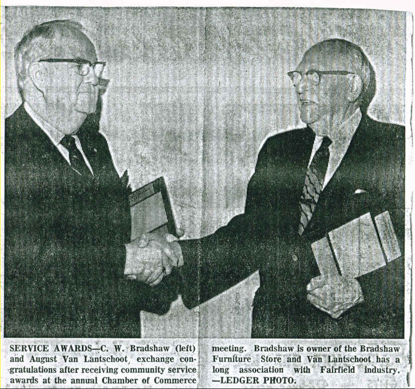 Fairfield Iowa — August Van Lantschoot