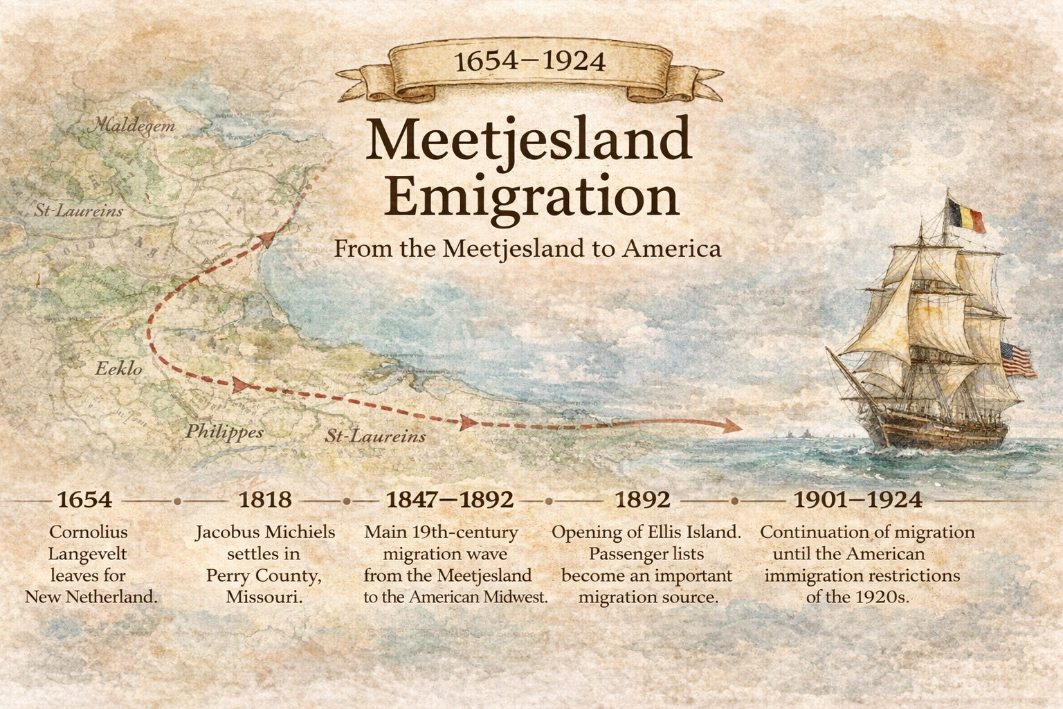 Meetjesland overview