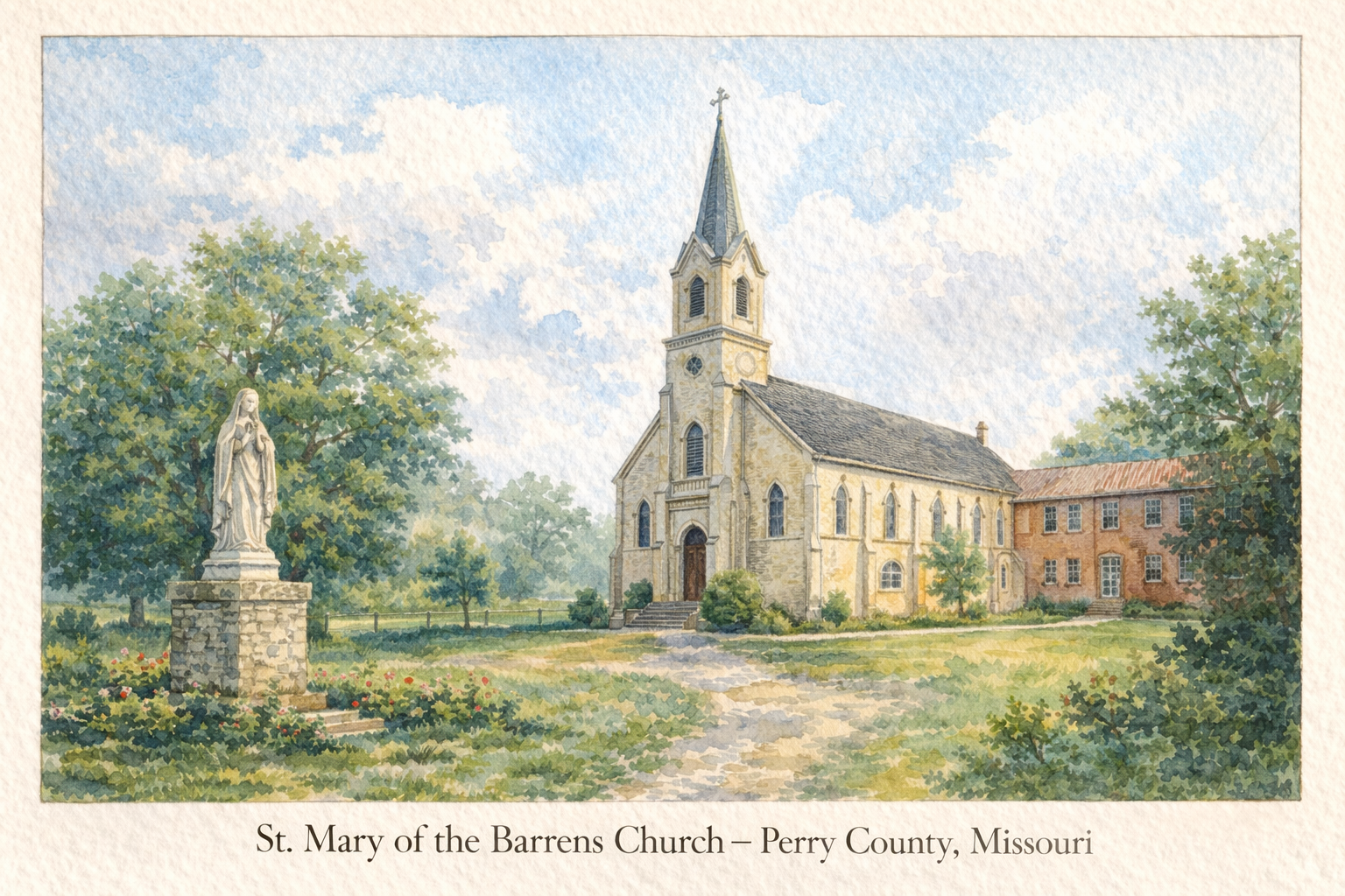 St. Mary of the Barrens Church, Perry County, Missouri