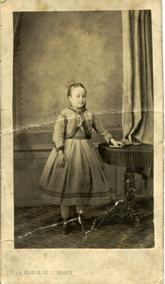 Mary Emma Van Landschoot — photographed in Bruges circa 1866–1868
