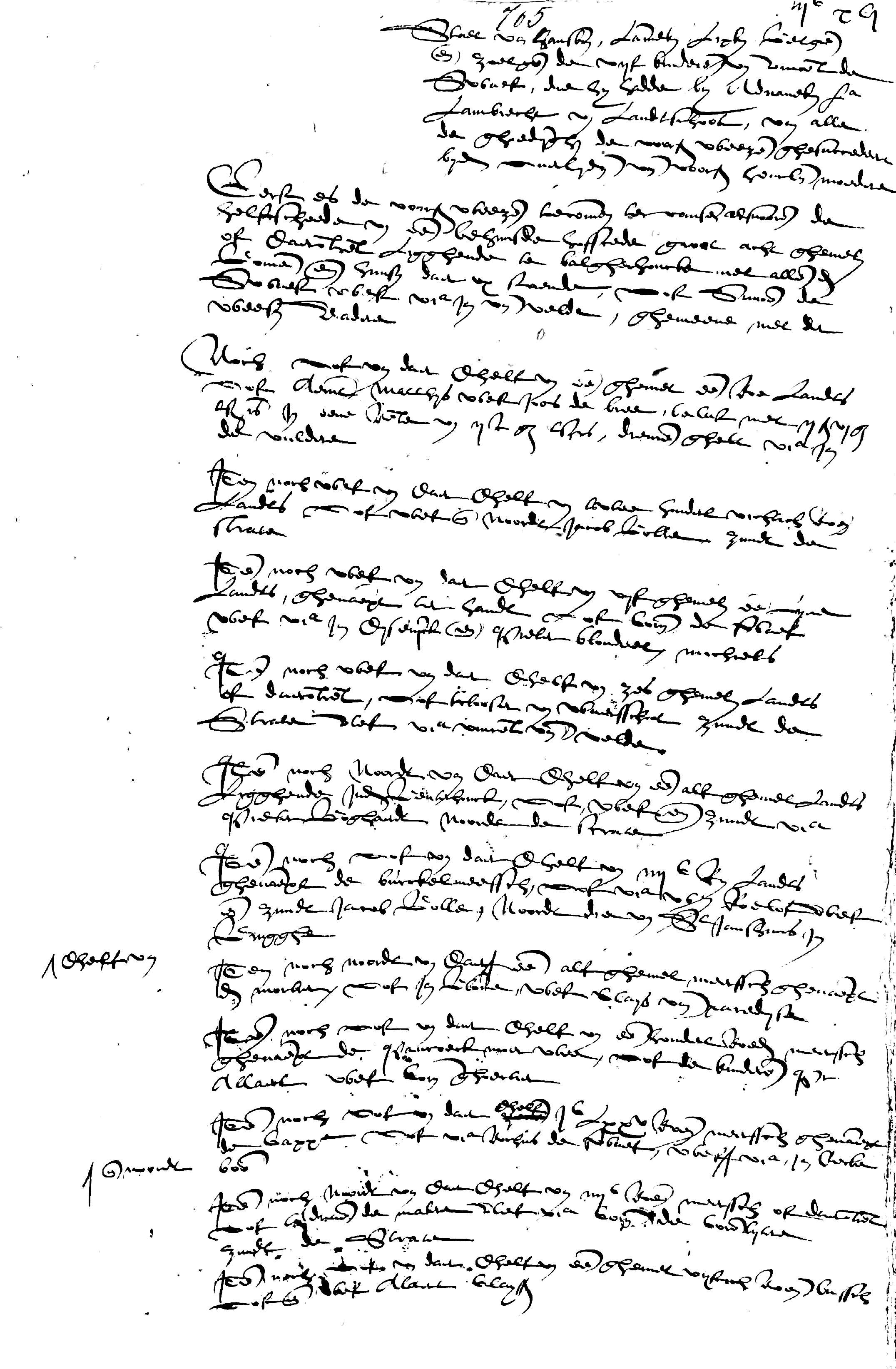 Weesakte van Vincent de Swaef, Eeklo 1581